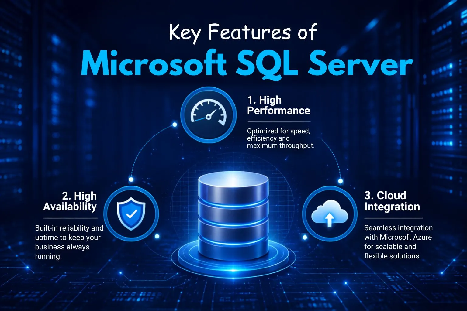 key features of microsoft sql server